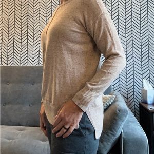 BR Factory heathered oatmeal sweater